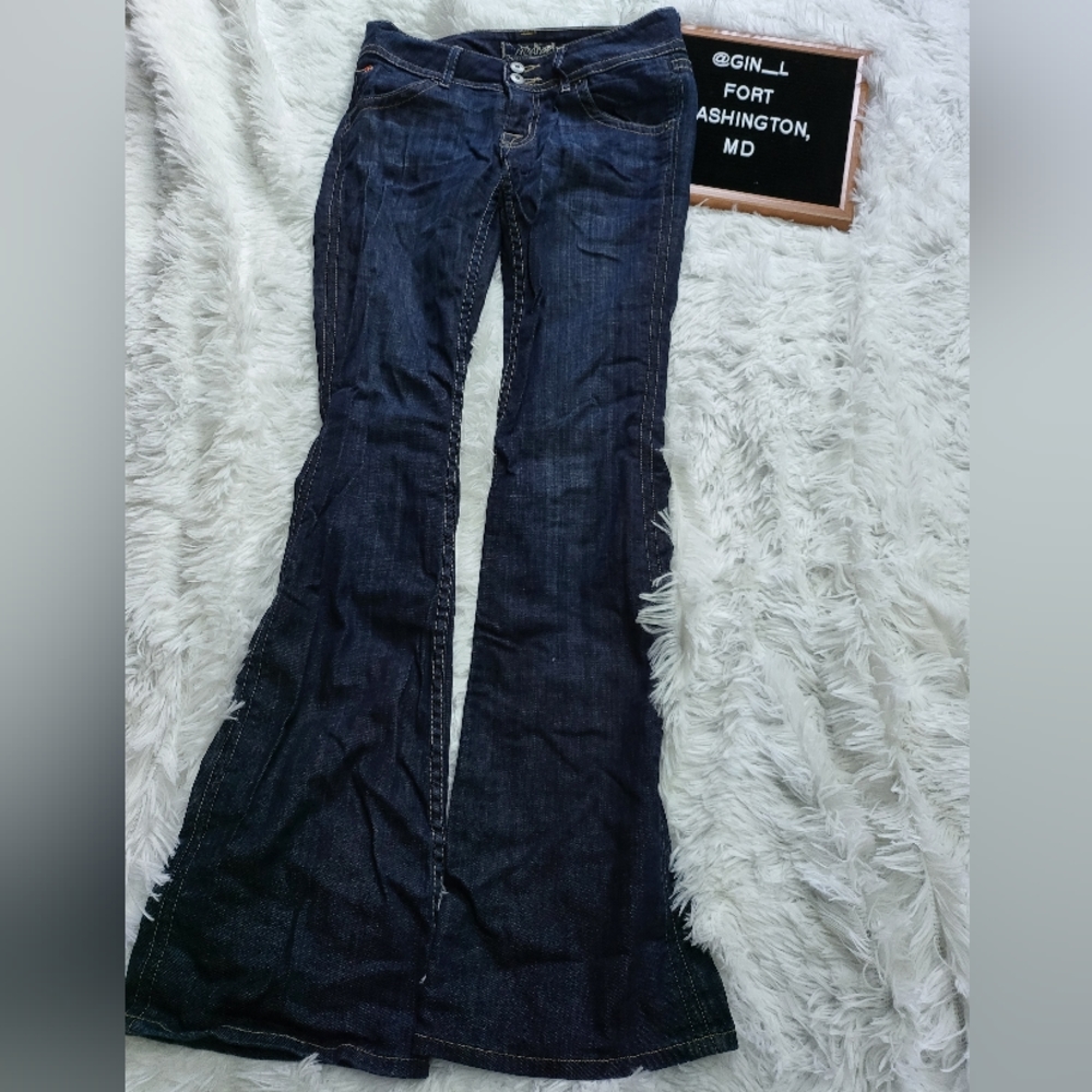 Hudson Low Cut Flare Leg Jeans Size 25